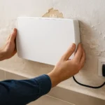 Installation d'un appareil autonome ATG contre l'humidité des murs